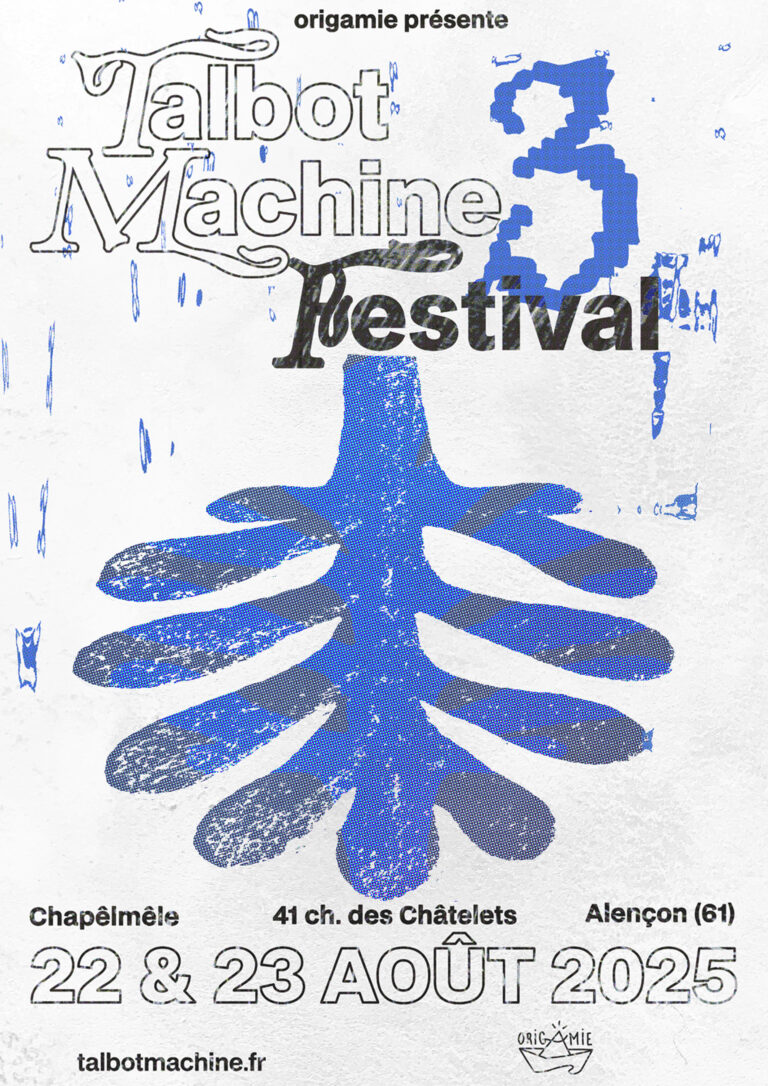 Affiche de la troisième édition du festival Talbot Machine