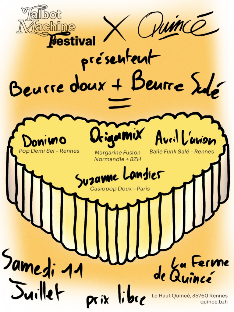 Affiche évènement - Beurre Doux + Beurre salé =