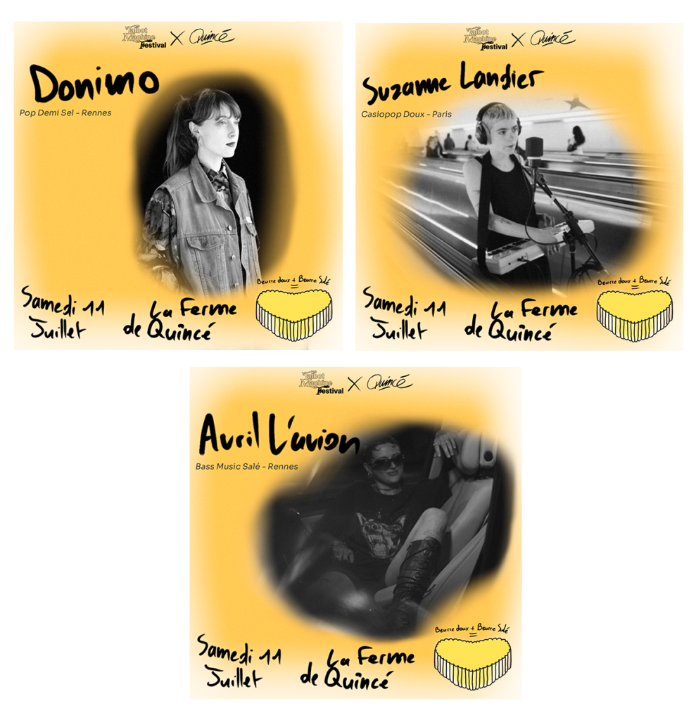 Programmation - Affiche évènement - Beurre Doux + Beurre salé = <3